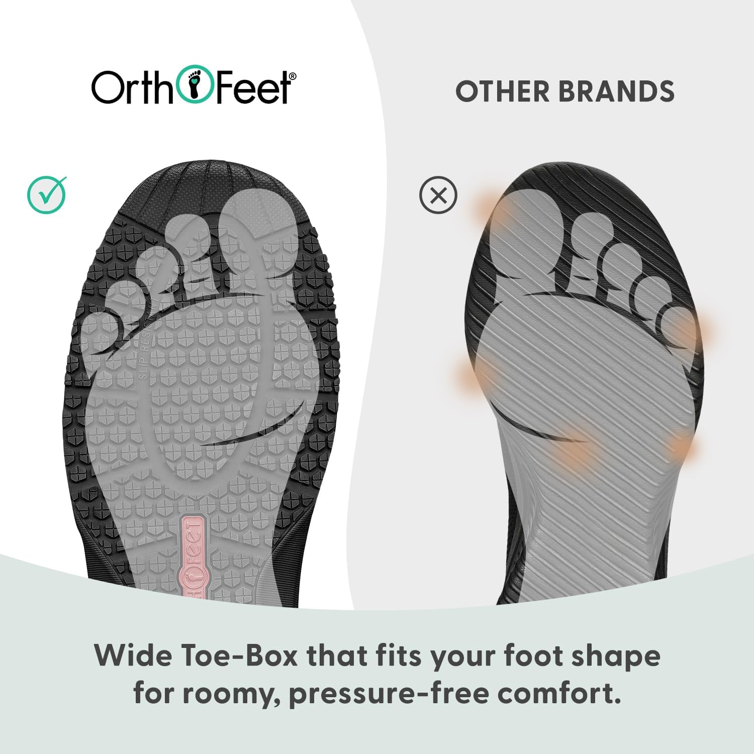 Orthofeet Men's Orthopedic Leather Glacier George Boots - Image 6