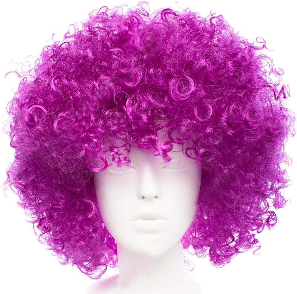 BulutRetail Koyu Mor Violet Renk Afro Bonus Parti Peruğu