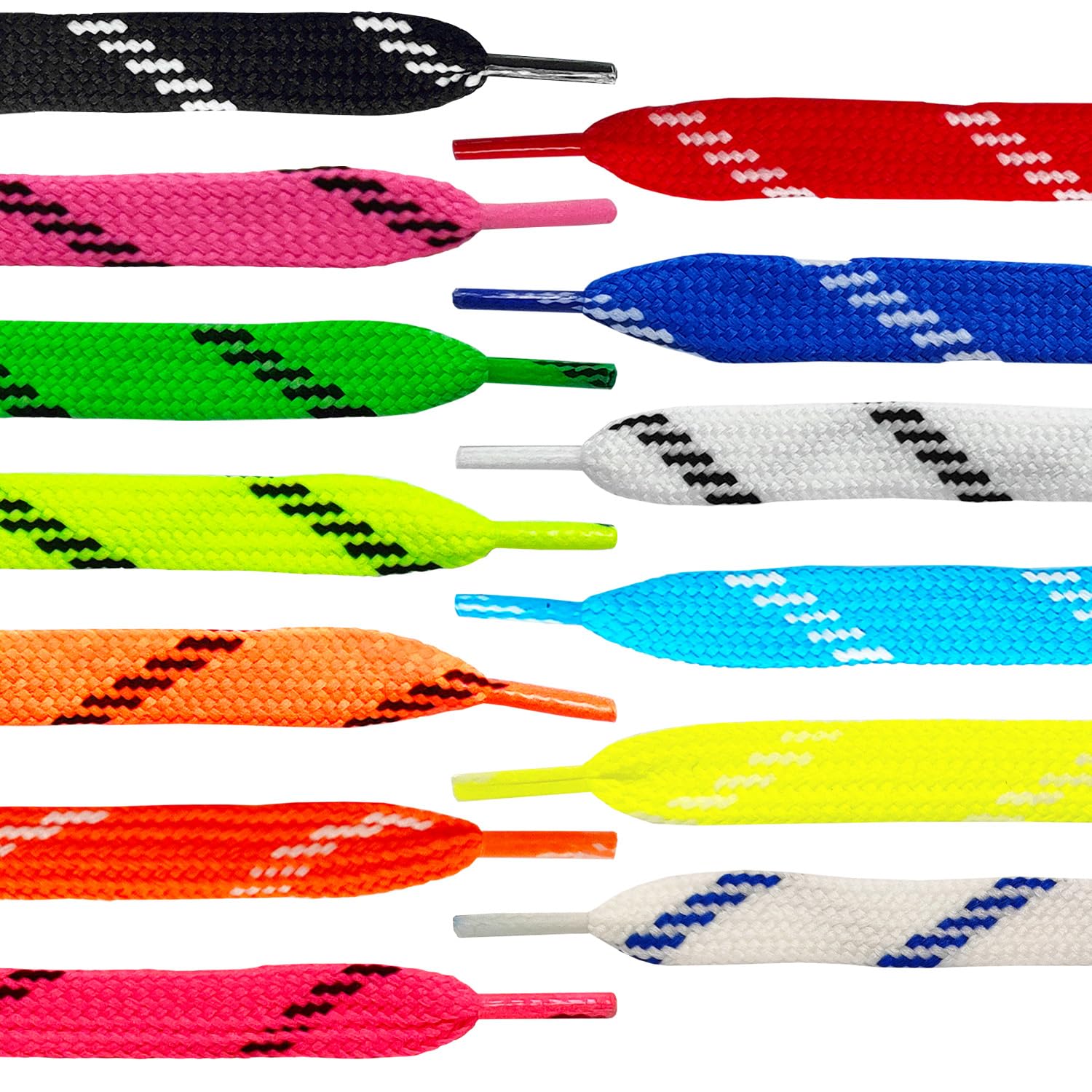 Cordones planos profesionales para hockey 3 m - 118in resistentes