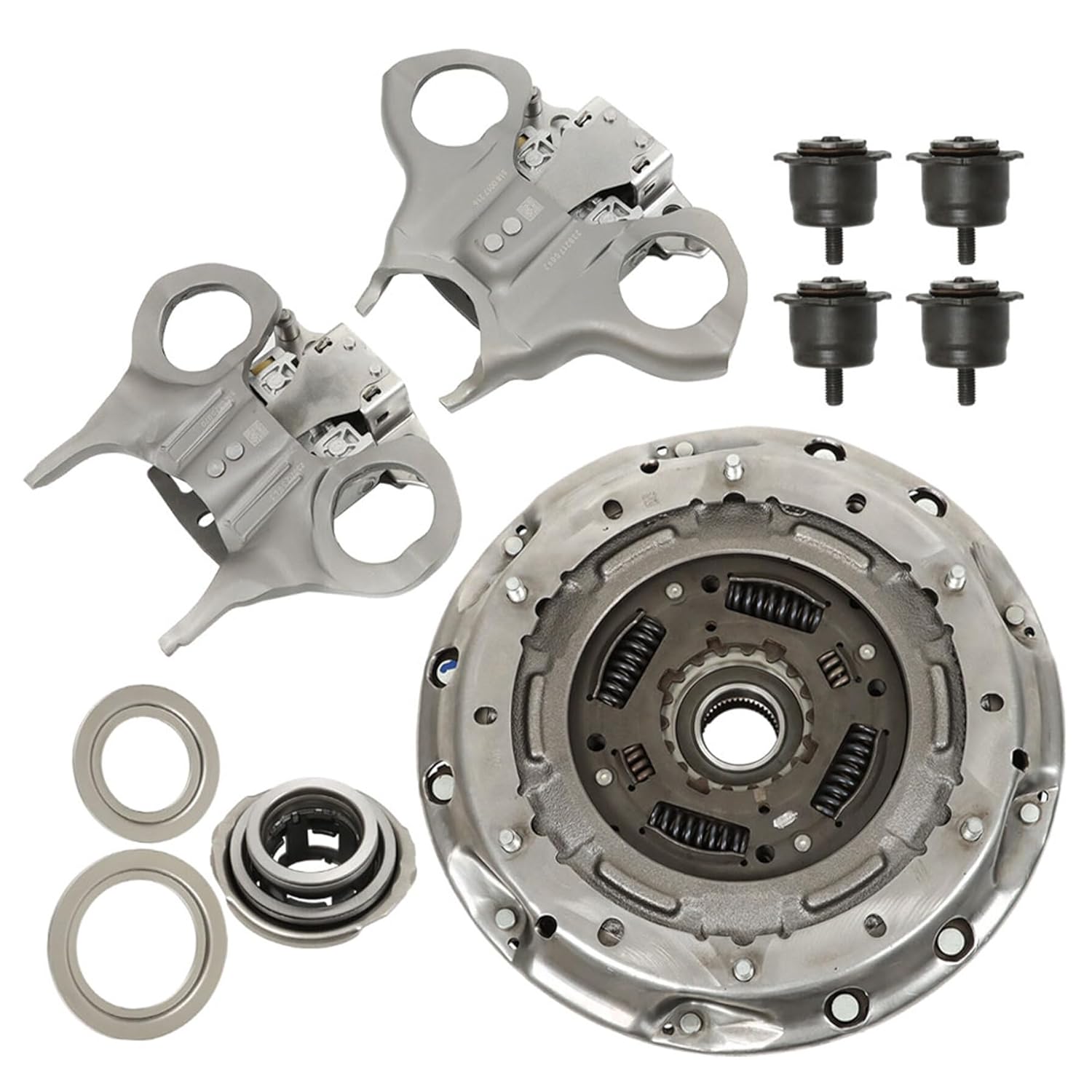 GXYWADY Transmission Dual Clutch Release Fork Bearing Kit Replacement for 6DCT250 DPS6 Replacement for Focus 2011-2017 Fiesta 2012-2019