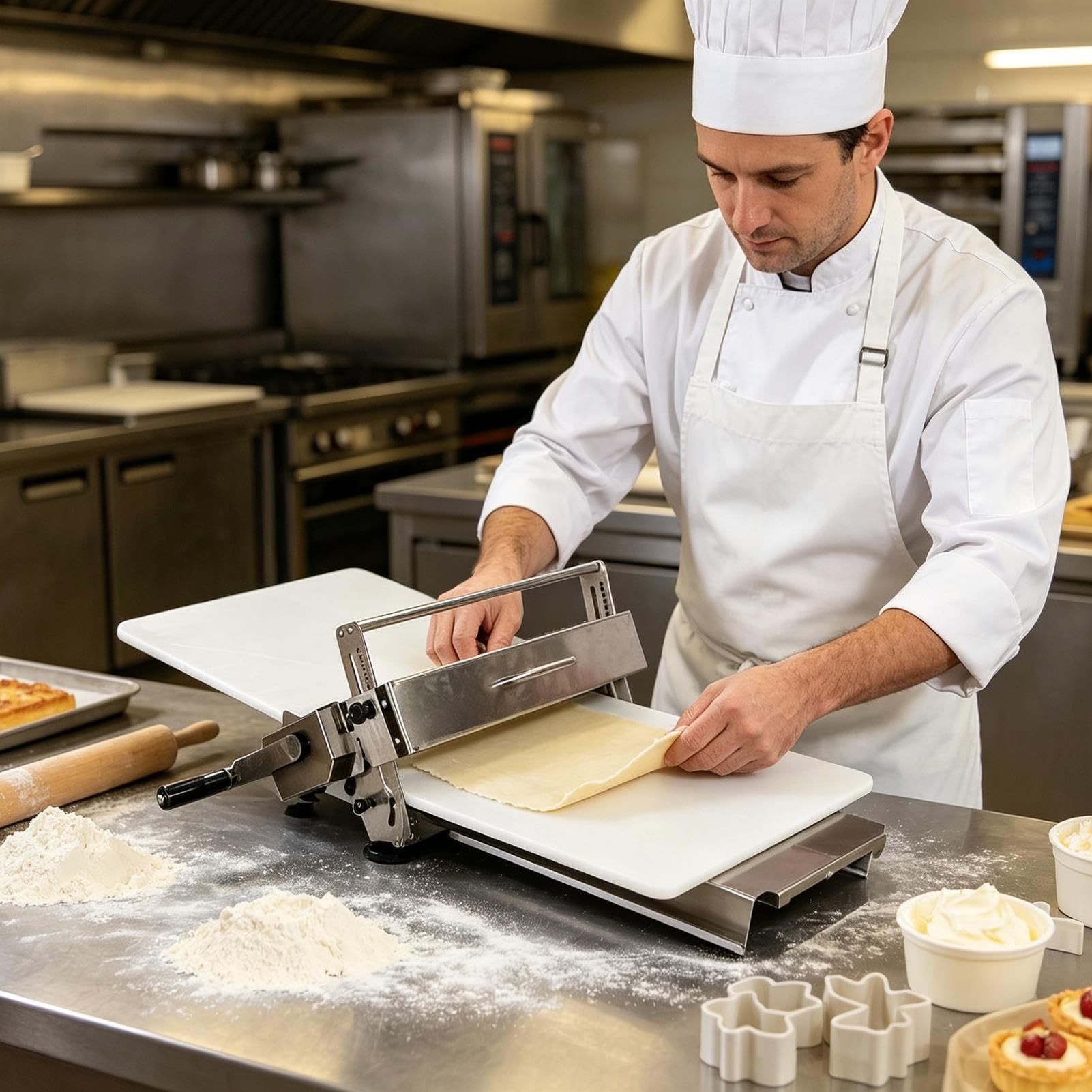 Sfogliatrice Pieghevole Macchina Manuale Per Impastare Spessore Regolabile