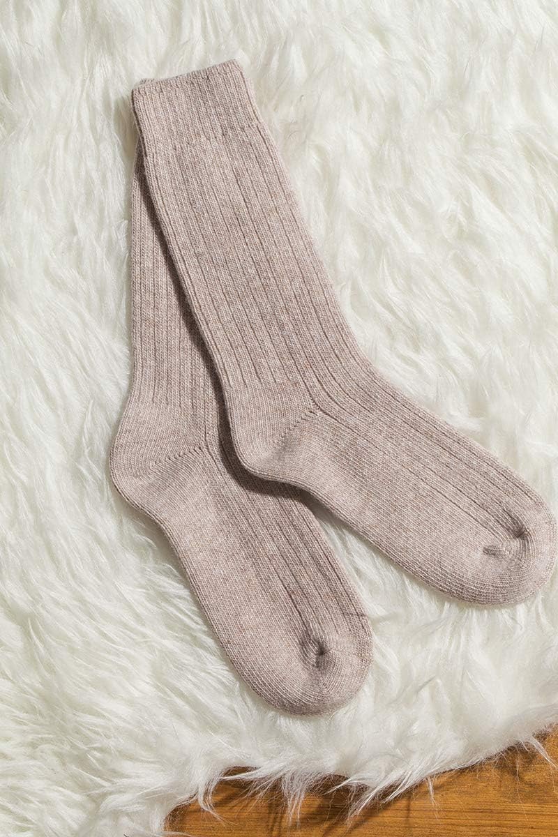 Womens Fine Cashmere and Merino Wool Super Soft Socks - Image 5