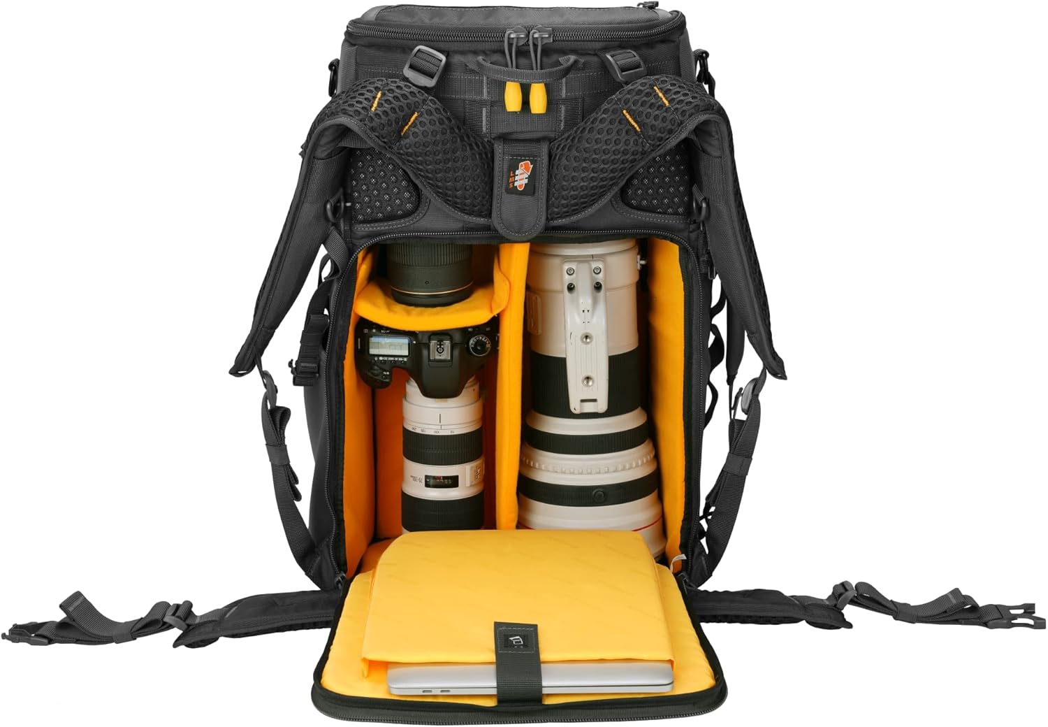 VANGUARD Alta Sky 68 Camera Backpack for pro DSLR/Mirrorless Camera with Grip Attached and 600mm/800mm lens - Image 4