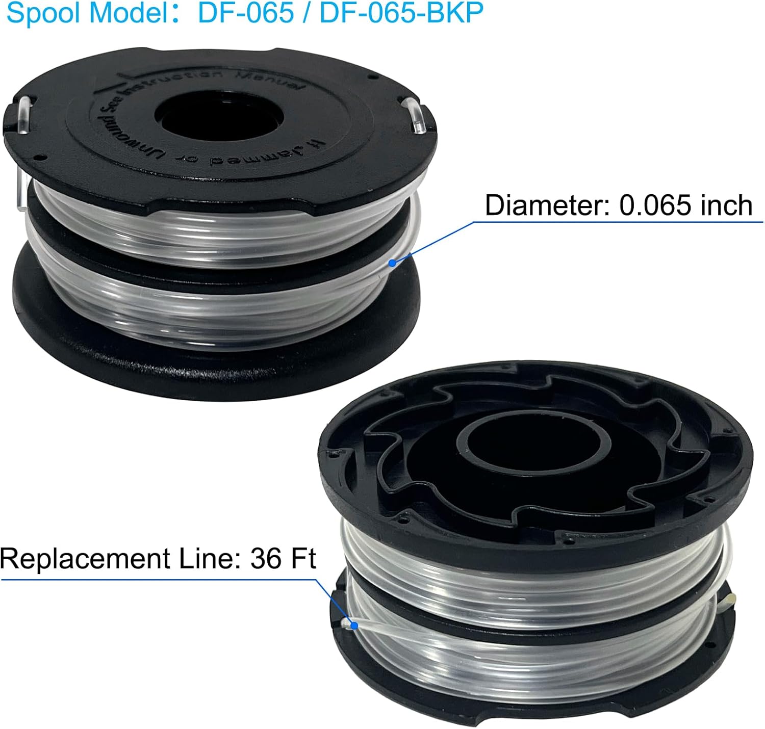 DF-065 Trimmer Replacement Spool view 4