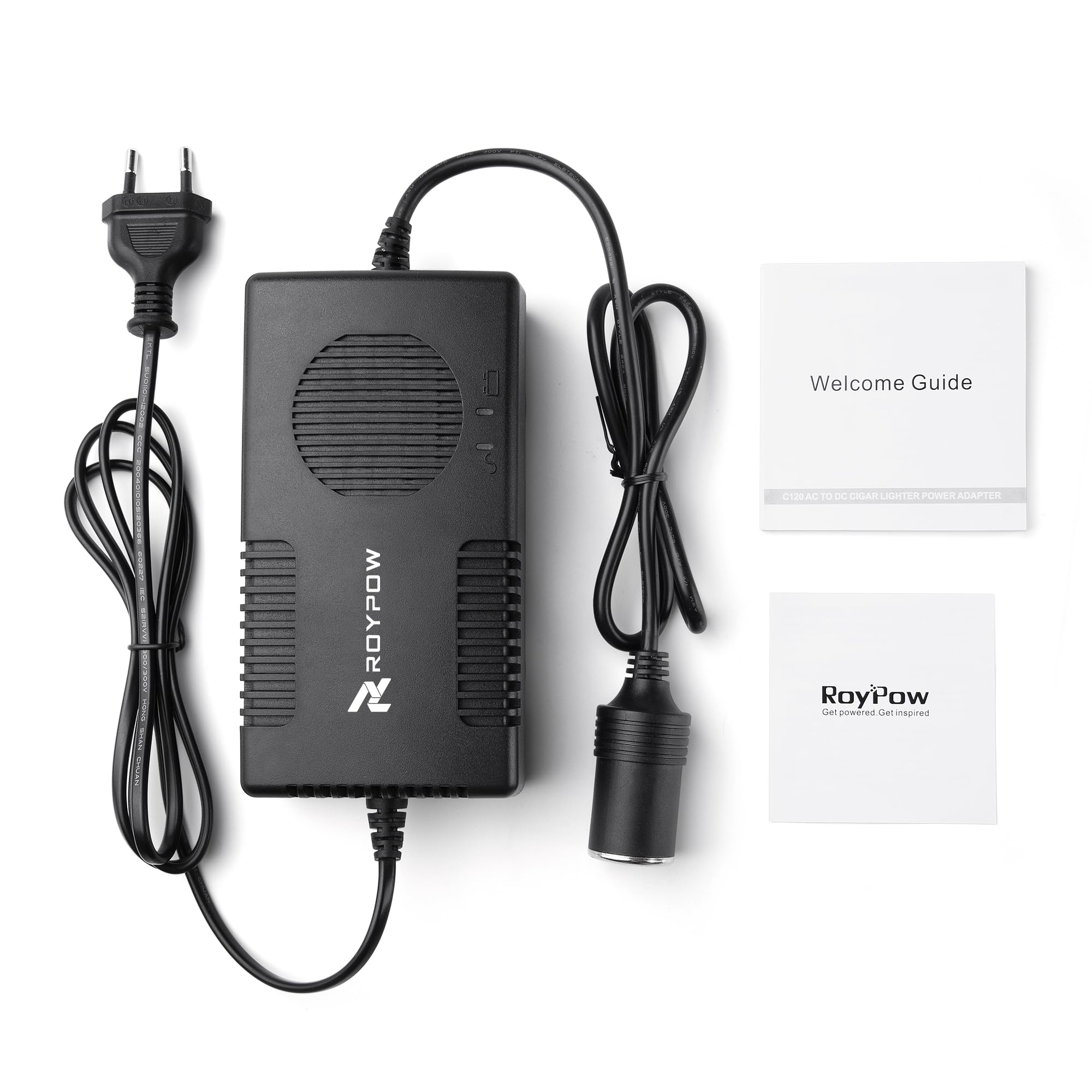 RoyPow 120W (Max. 150W) 12V10A AC-DC Netzteil Adapter 220V/230/240V AC zu 12V DC Stromwandler Spannungswandler Netz-Adapter KFZ-Ladeadapter 220V auf 12V ¡­