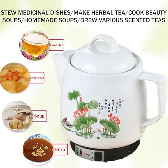 Olla Eléctrica para Medicina China 4L, Automática, Función Mantener Calor miniatura 3