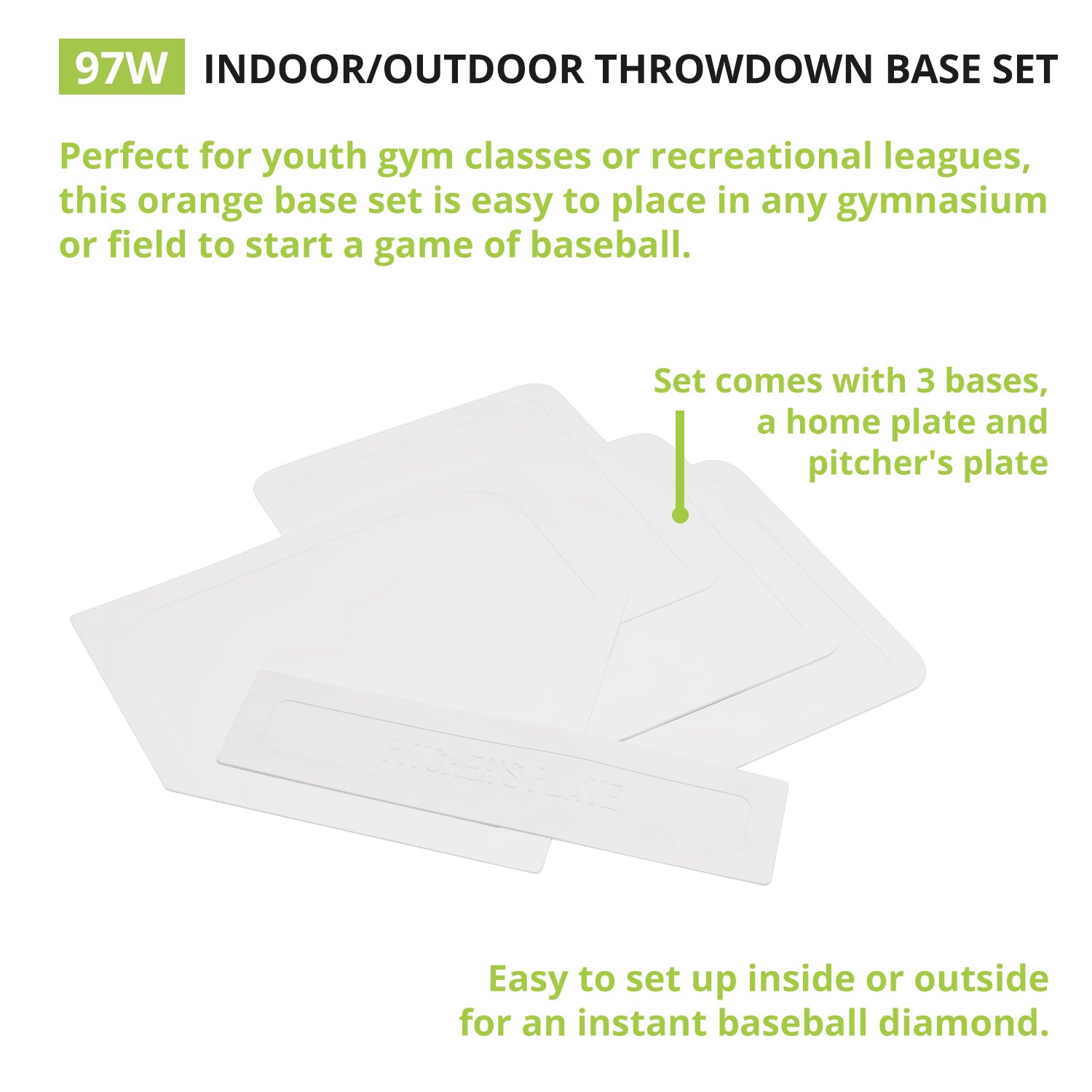 Champion Sports Throwdown Base Set 5 Youth League Kids