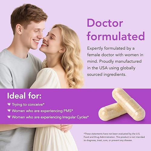 Miniatura 6 de Premom Vitex Chaste Tree Berry 500 mg Vitex Chasteberry Suplemento apoya el equilibrio hormonal y la fertilidad apoya el ciclo menstrual Regularidad