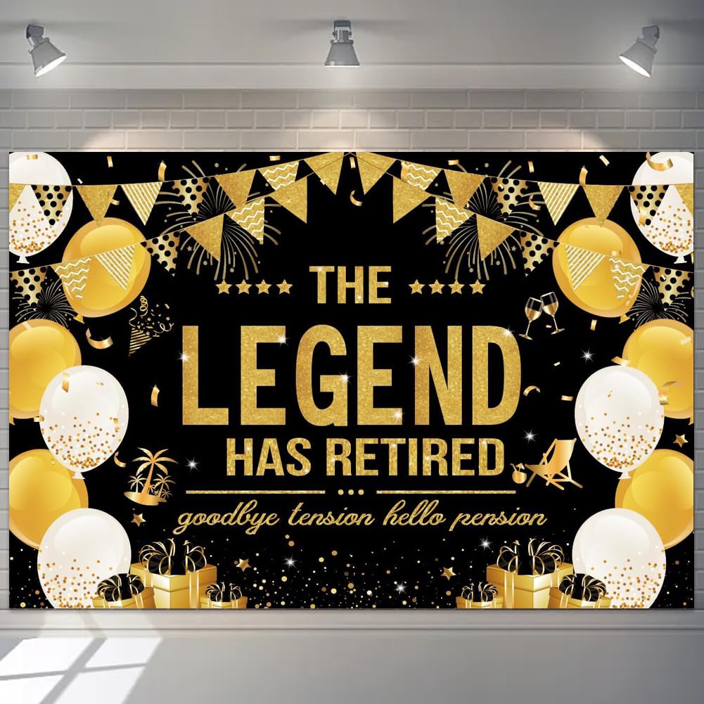 The Legend Has Retired Banner