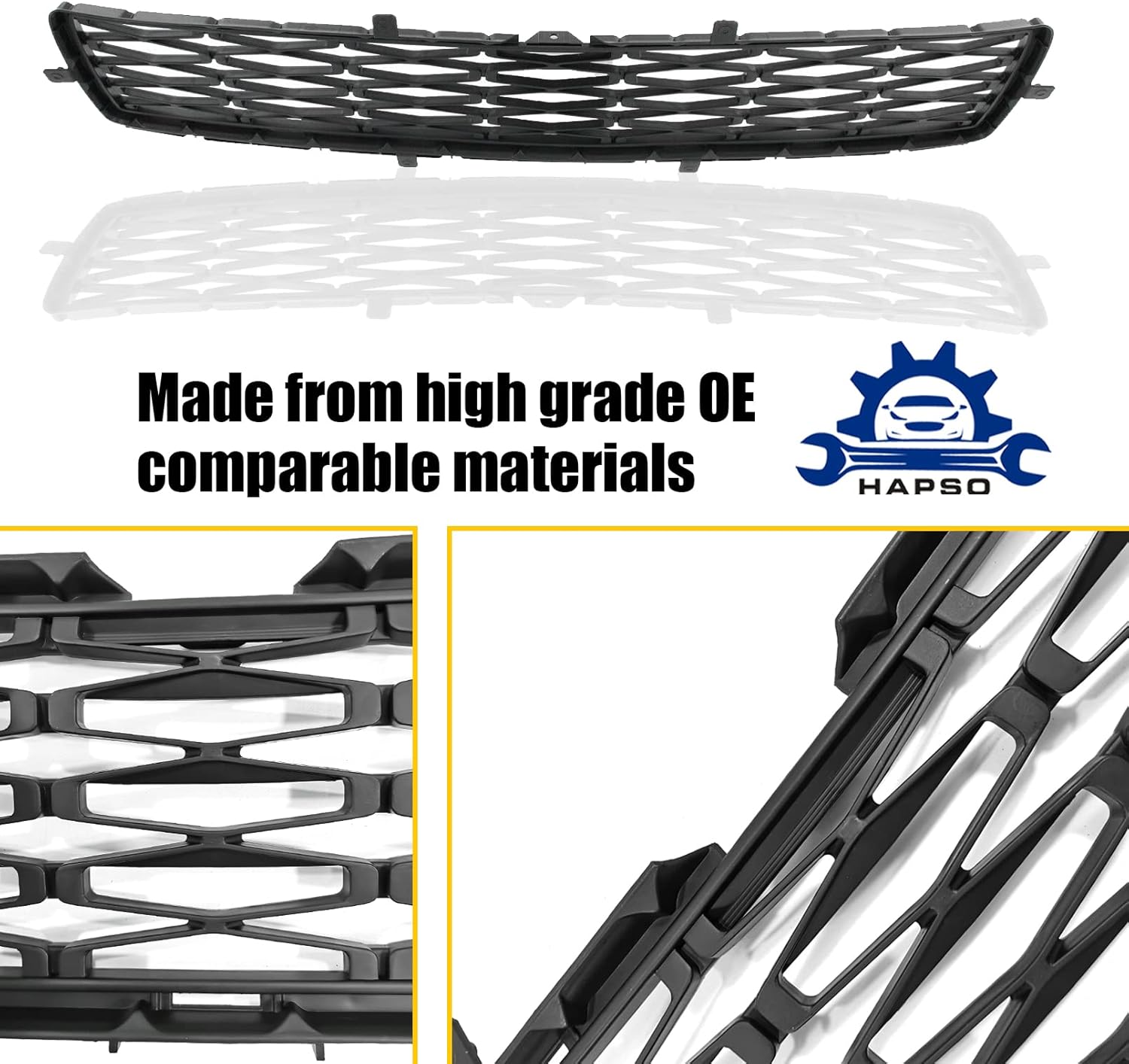 Front Bumper Lower Grille Front Grill Fit for 2014-2019 for Toyota 4Runner TRD/SR5 Grille Guards Accessories 5311235060 | TO1036148