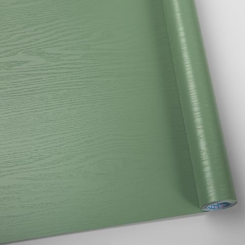 Miniatura 28 de Abyssaly Papel de contacto de madera blanca de 17.71 in X 196 in, película autoadhesiva decorativa de madera real, táctil, fácil de limpiar, cubre