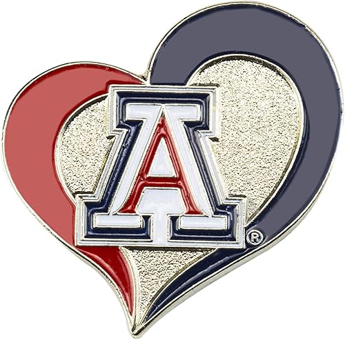 Vista 9 de aminco NCAA - Pin de corazón de remolino unisex