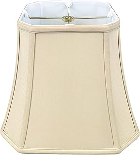 Royal Designs Inc BSO-705-12BG Square Cut Corner Bell Lamp Shade, BSO-705, Beige