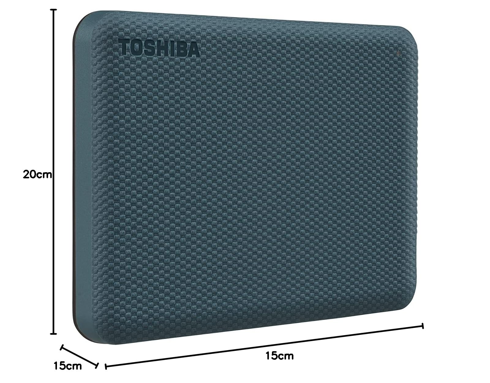Toshiba Canvio Advance - Festplatte - 2 TB - extern (tragbar) - 2.5" (6.4 cm) - USB 3.2 Gen 1 - gr?n