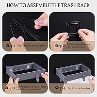 Vista 9 de Paddie Mesa de manicura con mesa extensible, mesa de escritorio de uñas para tecnología de uñas con soporte para bolsa de basura y cajón vertical