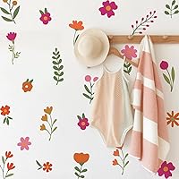 Vista 10 de QUCHENG Vinilos de Pared Boho para Dormitorio de Niñas, Calcomanías Extraíbles para Guardería, Decoración de Habitación para Niños, Murales