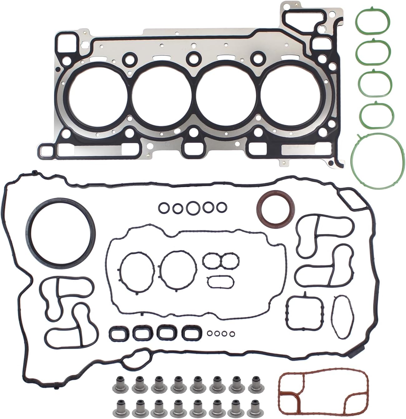 2.0L Engine Cylinder Head Gasket Set for Jeep Wrangler Cherokee Grand Cherokee Dodge Hornet 2018-2024