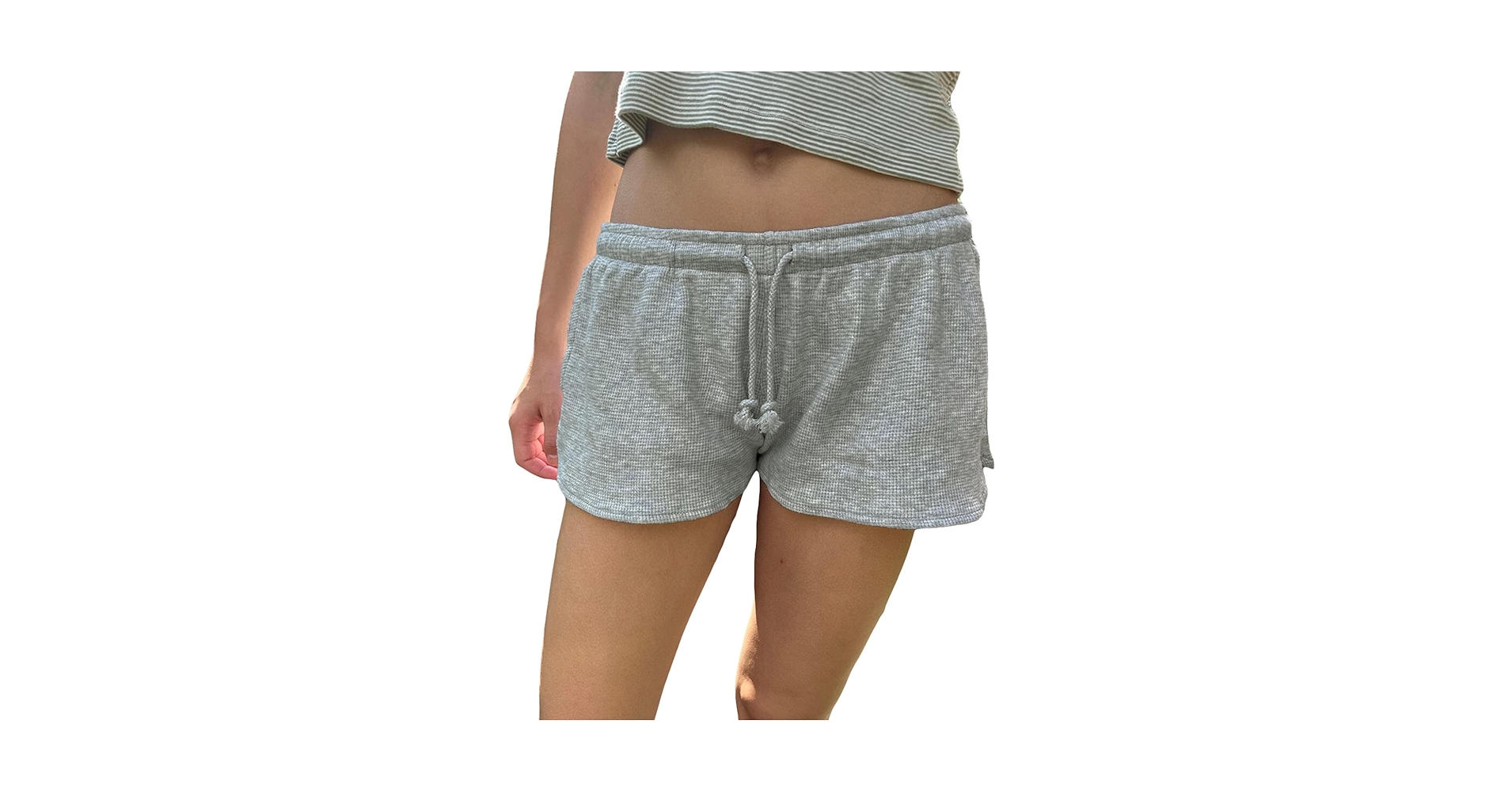 Amazon.com: Women Y2k Sweat Shorts Drawstring Low Waist