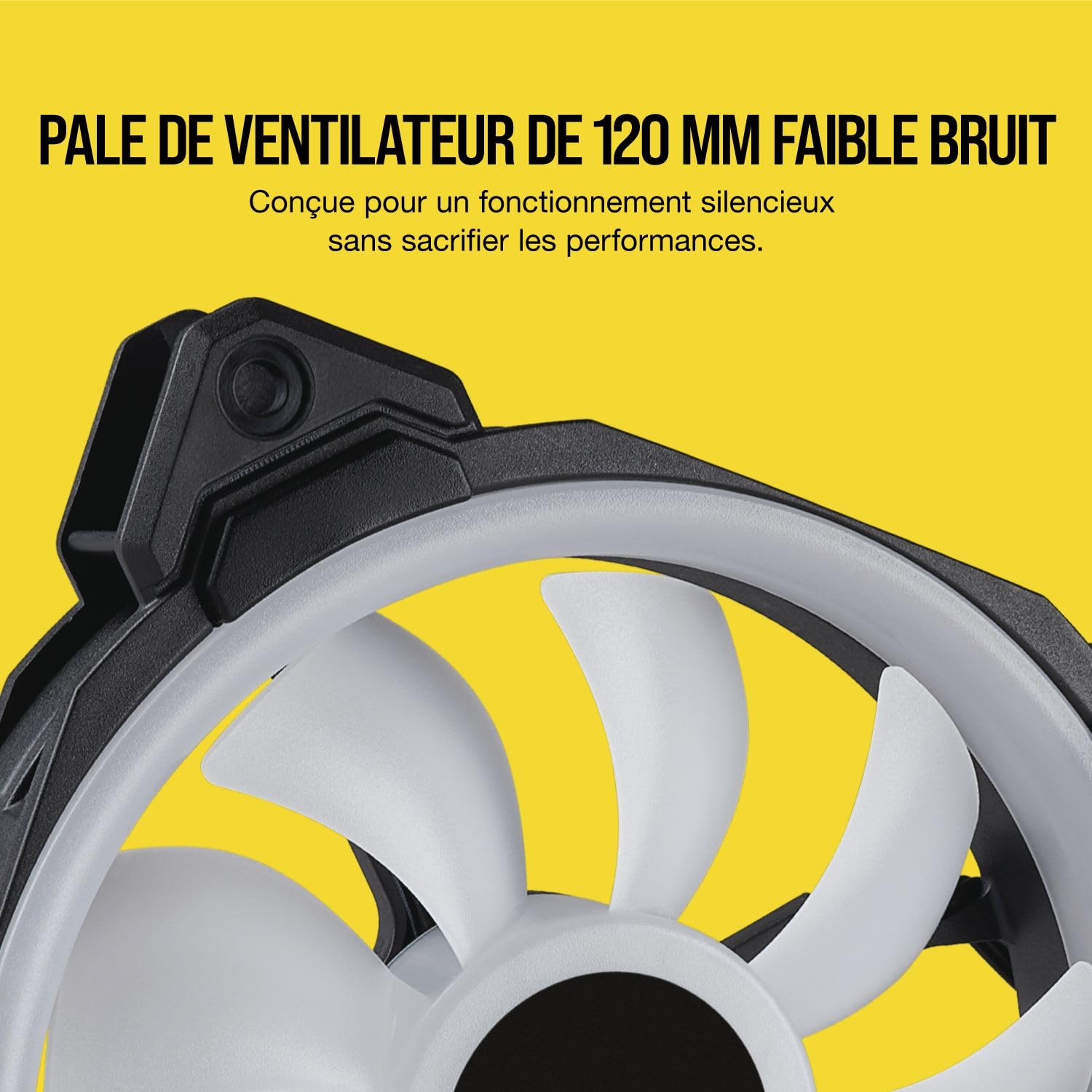 Corsair LL120 RGB, Ventilateur de Boitier Dual Light Loop RGB LED PWM 120mm avec Lighting Node et Hub (Triple Pack)