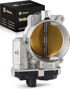 Throttle Body for 06-08 Chevy Silverado Suburban GMC Sierra Escalade | For 06-08 Express Avalanche Tahoe Trailblazer Yukon Envoy Savana Cadillac ESV EXT 4.8L 5.3L 6.0L 6.2L 12679524 12580760