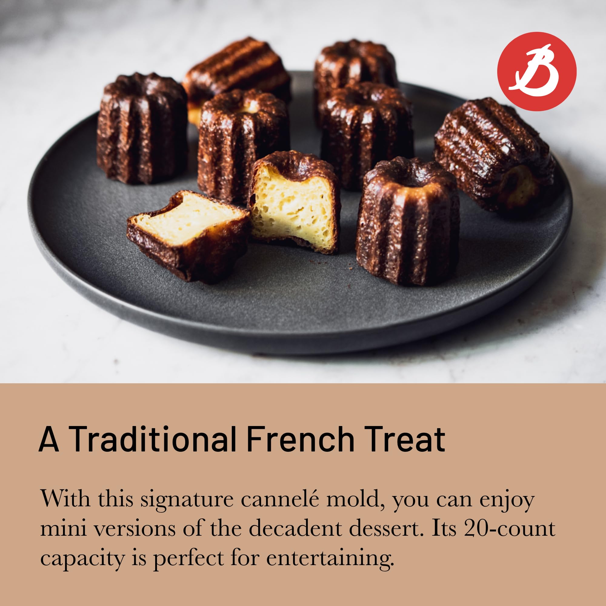 de Buyer Elastomoule 2個セット ミニカヌレ用 de Buyer Elastomoule 2個セット ミニカヌレ用