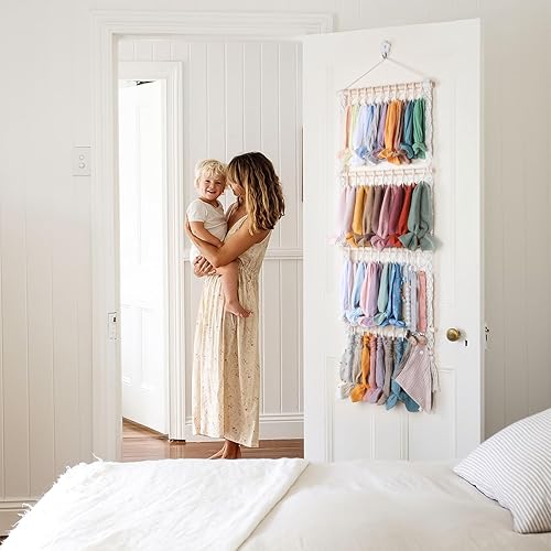 Vista 60 de POVETIRE Soporte para diadema organizador de bandas para la cabeza para niñas, diademas de bebé, accesorios para el cabello, organizador