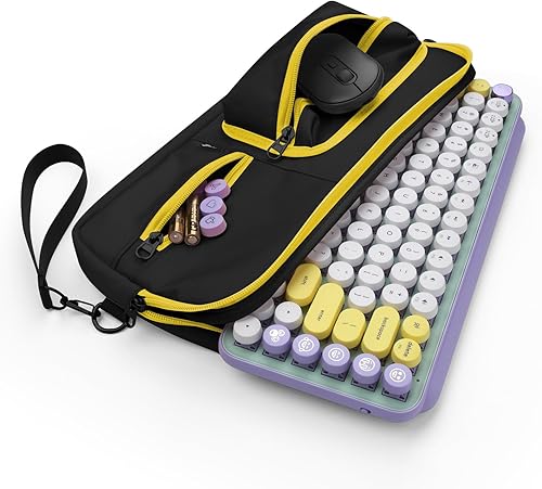 Miniatura 2 de Funda de transporte de viaje compatible con teclado inalámbrico mecánico Logitech POP, funda protectora de almacenamiento para llaves Logitech POP,