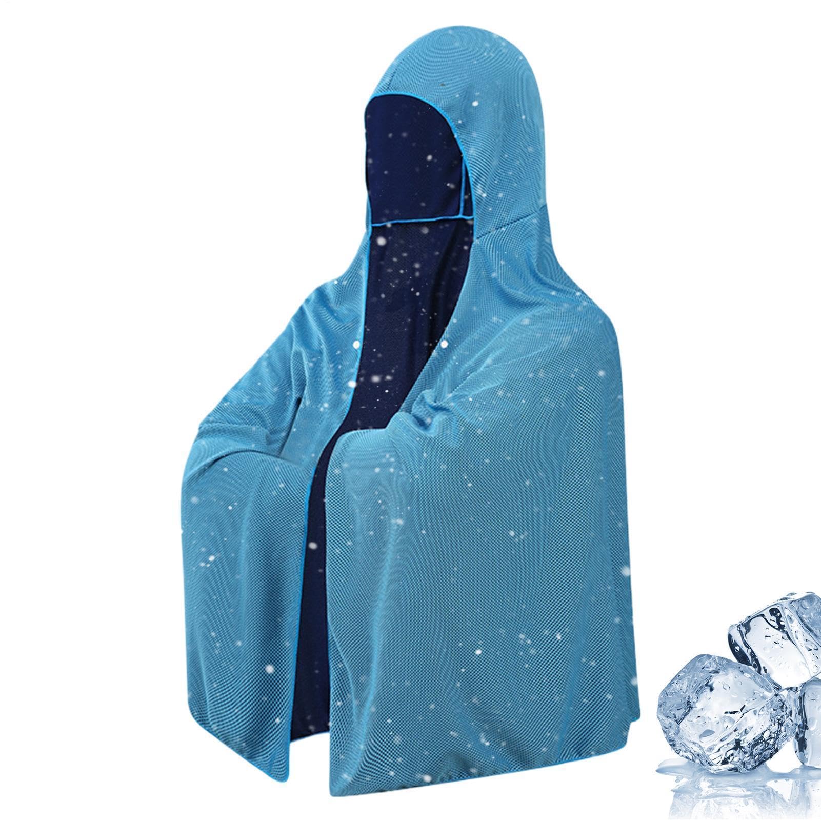 Instant Cooling Towels for Neck | Quick-Dry Absorbent Wraps - Sports Cooling Hoodie Towels,for Sports Baseball Running Fitness Outdoor Camping Hiking Beach Park Gym Work Summer