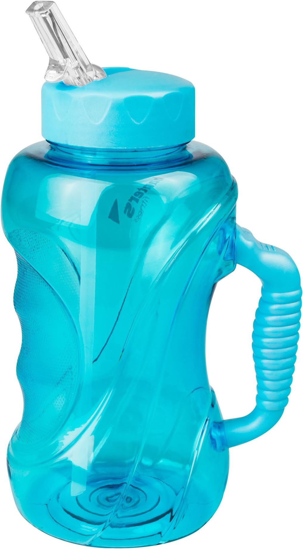 Banters The Big ONE 1.6 l Drinking Bottle for Sports with Handle and Straw, Blue