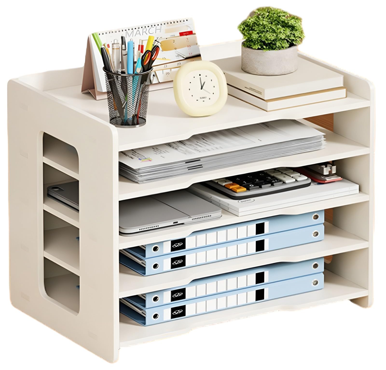 A3 Paper Storage Shelf, Stackable Design with 12 Shelves, Ideal for Organizing and Storing A3 Paper, Durable and Space-Saving Solution