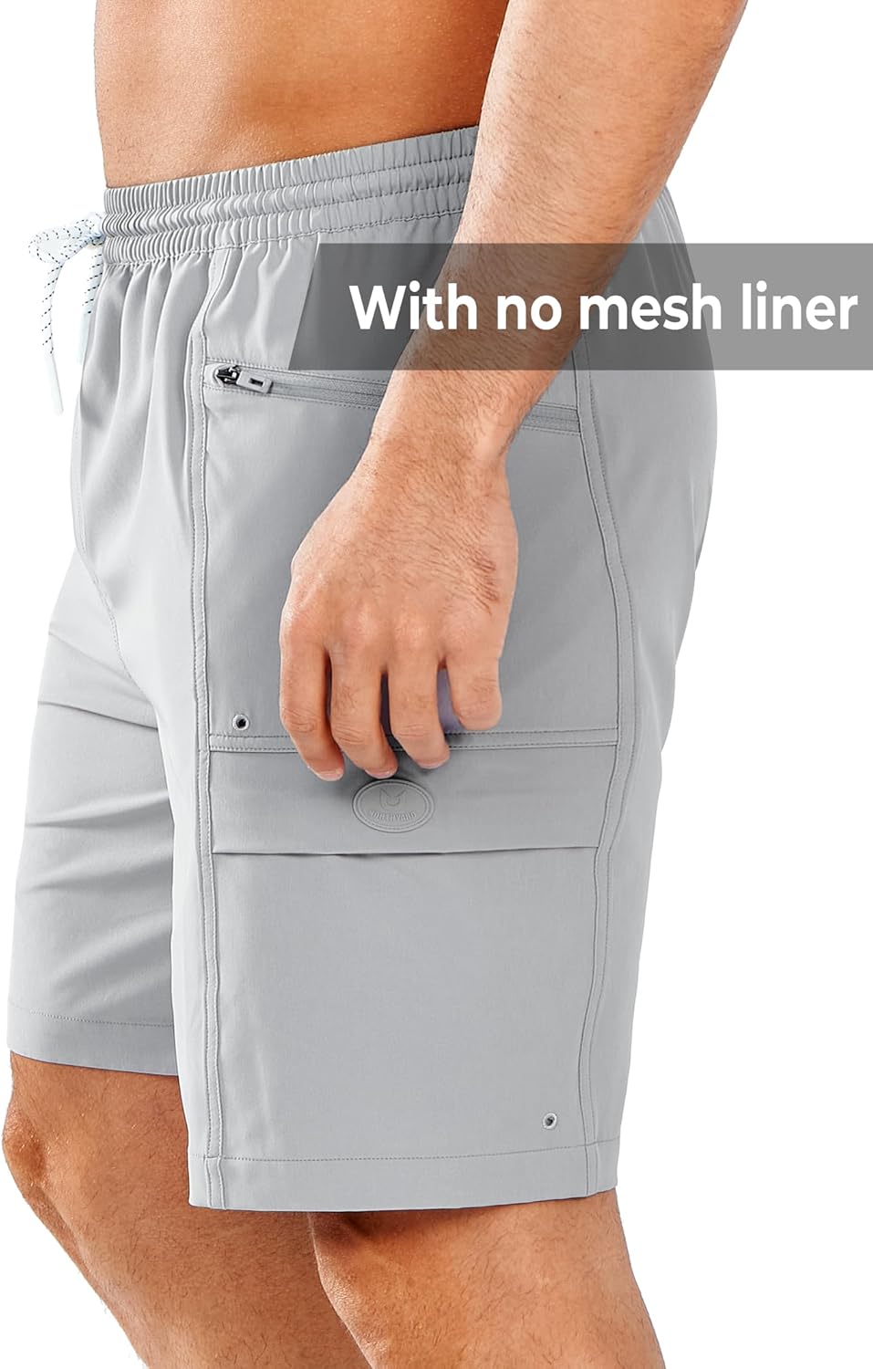 NORTHYARD Mens Swim Trunks Board Shorts 9 Inch Bathing Suit Swimwear Quick Dry Beach Short with Zipper Pocket - No Mesh Liner