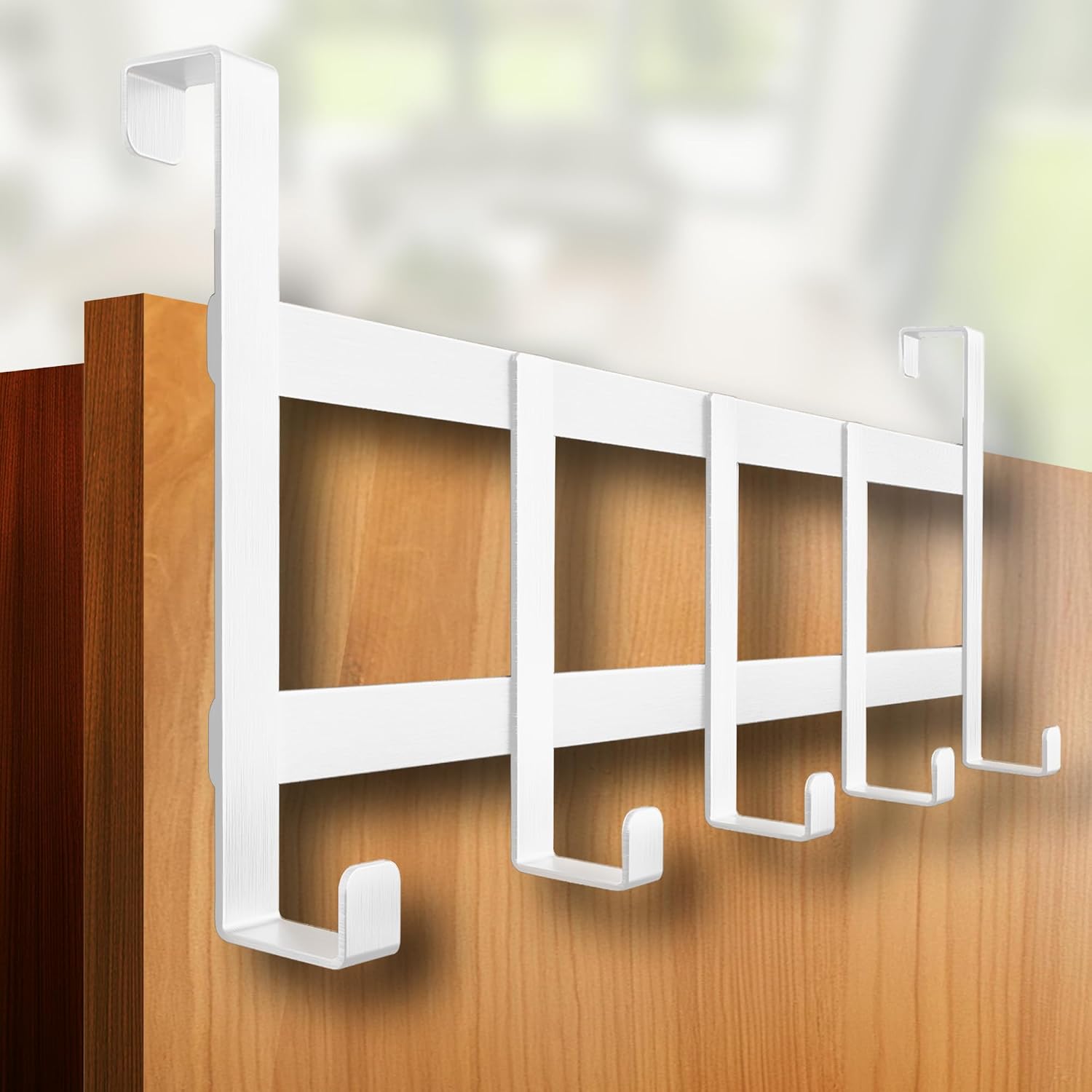 4happy Türgarderobe -Türhakenleiste zum Einhängen universell verwendbar ...