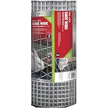 YARDGARD 1 in. Mesh Welded Wire Fence 24 in. x 25 ft. 16Gauge Galvanized Steel for Garden Protection | Animal Cages | Outdoor Barriers | DIY Enclosures