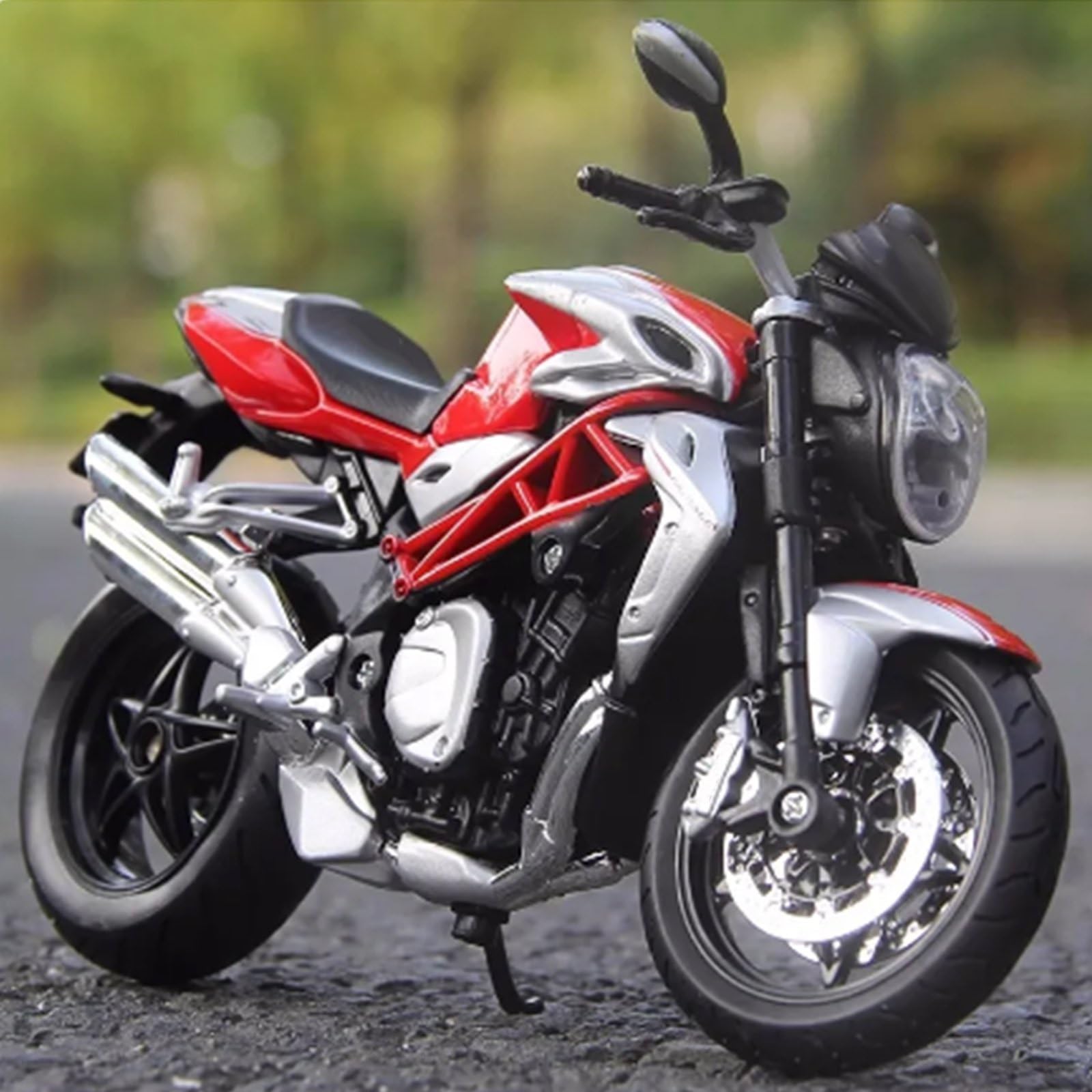 SEYXF Motorbike Toy Motorcycle Simulation Diecast Model Collection Gift 1:18 for MV Agusta for Brutale 1090RR(No Box)