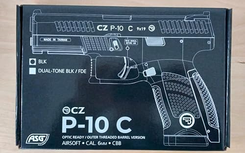 Miniatura 2 de ASG CZ P-10 C 0.236 in Airsoft CO2 Pistola de soplado