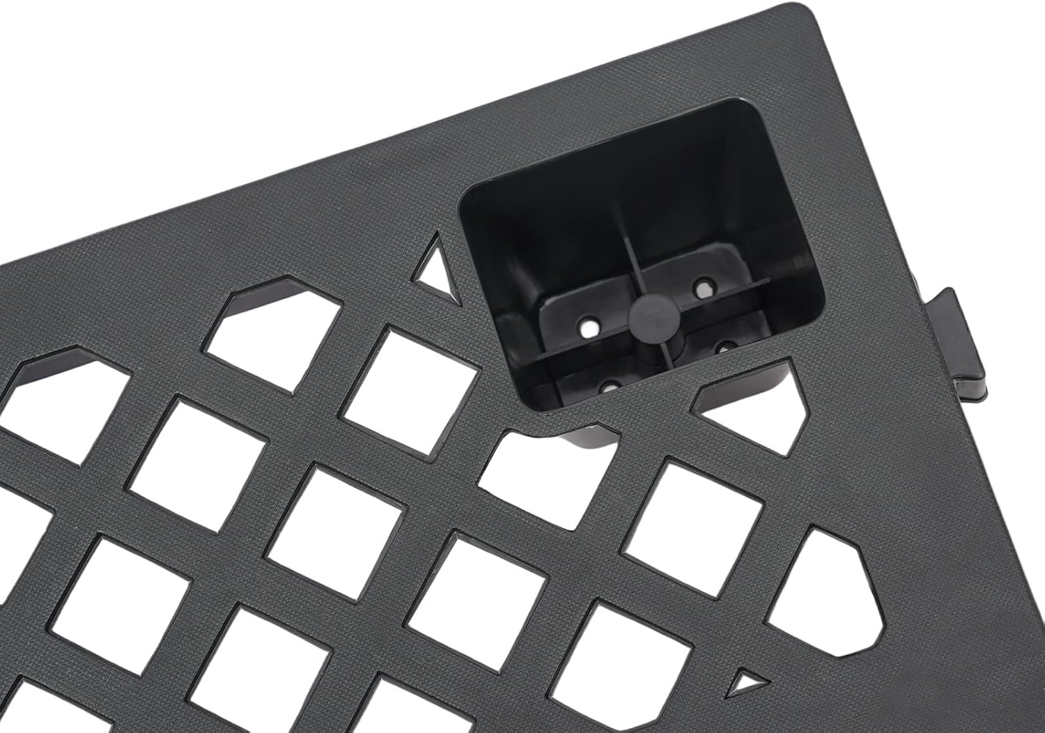 6 Pcs Plastic Pallets,6 Pcs Interlocking Storage Pallets,Black Waterproof Grid Ventilation Garage Floor Pallets for Warehouses, Factories,Logistics Centers (23.62 * 15.75 * 3.94in)