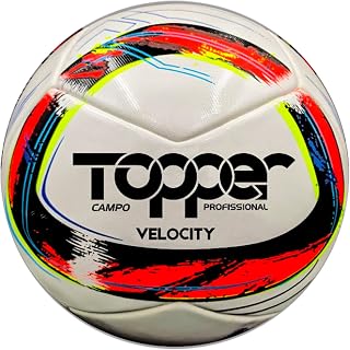 Bola Topper Samba Velocity Pro, Amarelo Neon | Vermelho Neon | Preto