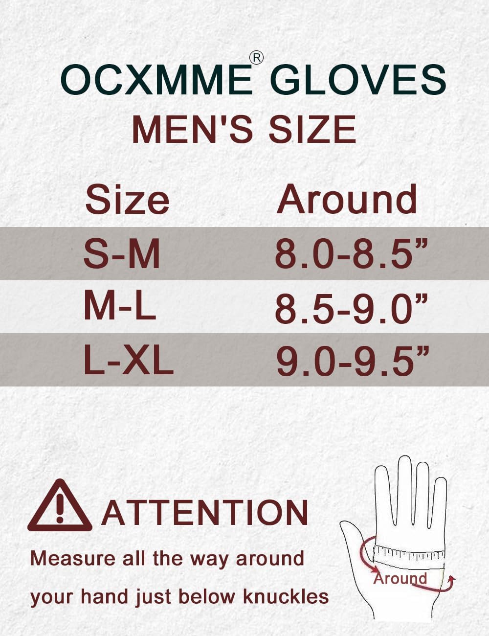 Classical Deerskin Leather Gloves for Men with Curved Fingers Design Ergonomic More Comfortable