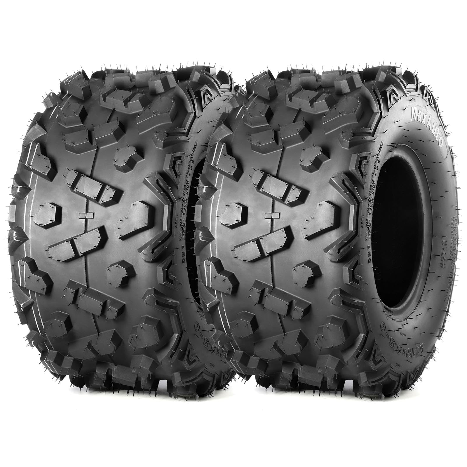 Amazon.com: MaxAuto AT18x9.50-8 ATV Tires 18x9.5-8 Lawn tractor