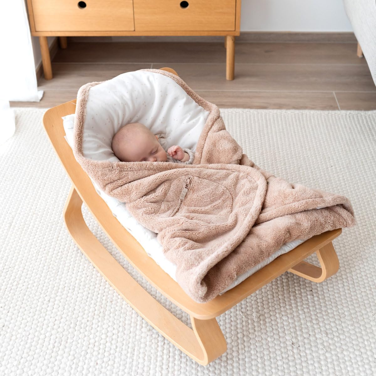 Nid d'ange 0-12 mois Pady softy et jersey Naturel - Bemini