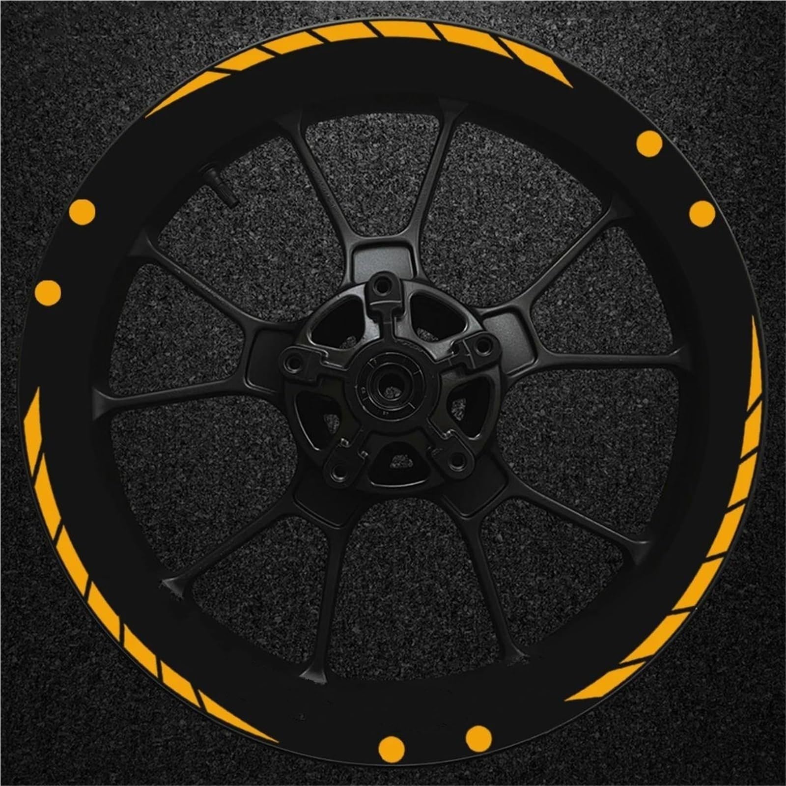 17-inch Reflective Motorcycle Wheel Decals Accessories for CBR650R CBR 250RR 600RR 1000RR(Style 5)