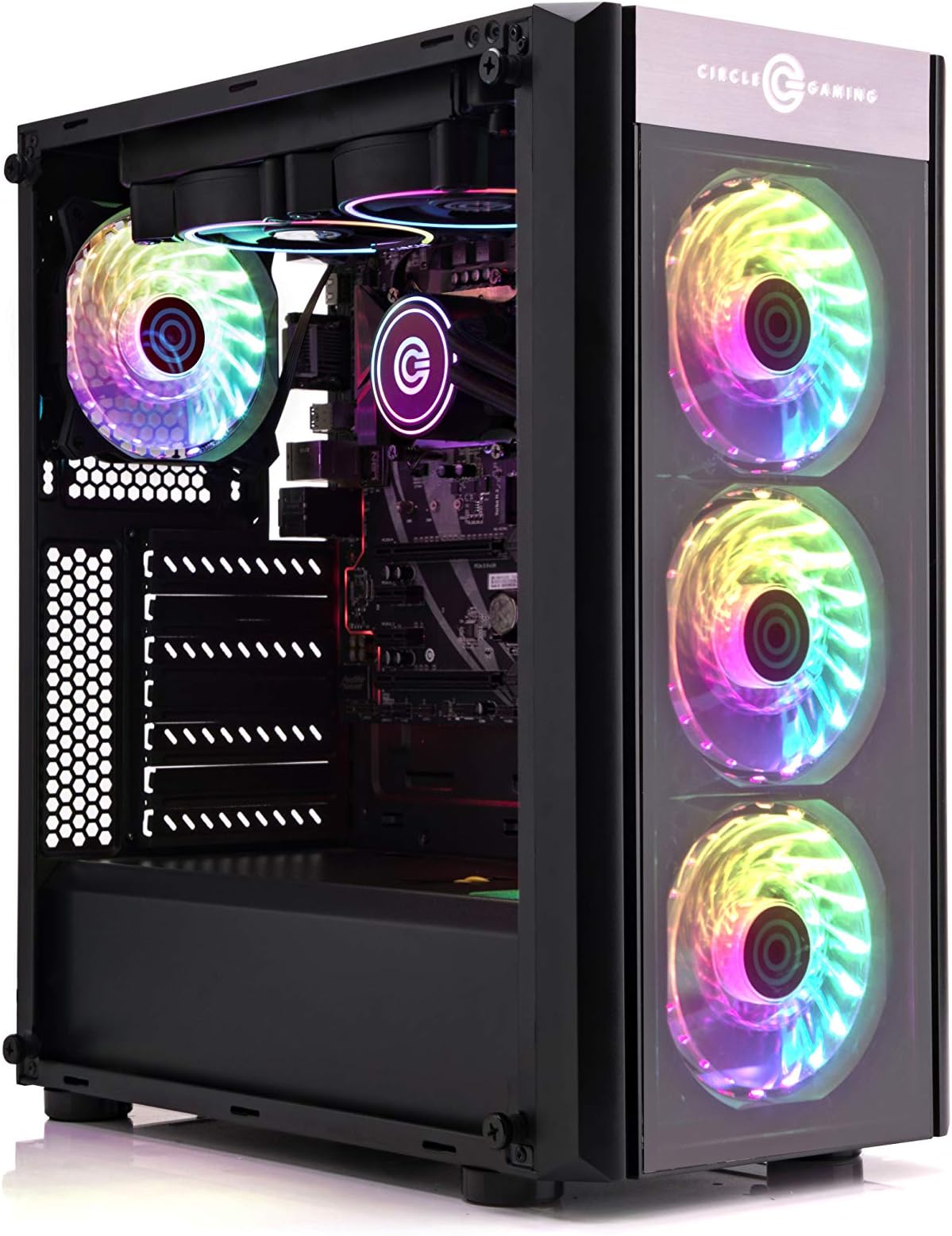 Circle Eliminator X1 RGB with Remote Control Gaming Computer Cabinet