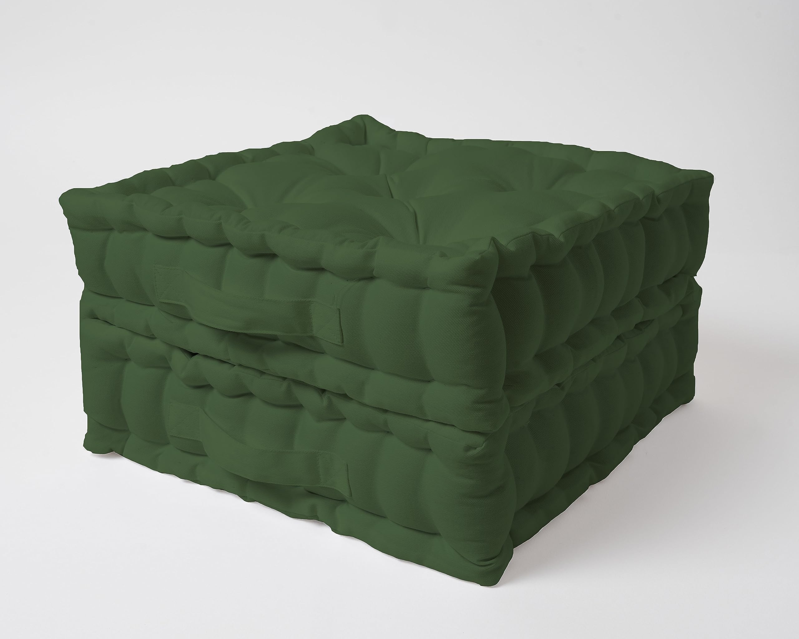 SKANDA FAB Premium Floor Cushion 50X50X10 CM | Floor Cushions | Micro-Fiber Filling for Seating, Meditation, Yoga, Pooja, Guests, Living Room, Pets Solid Green 50 x 50 x 10 cm (Pack of 2) (B0CH18LDBL) Amazon Price History, Amazon Price Tracker