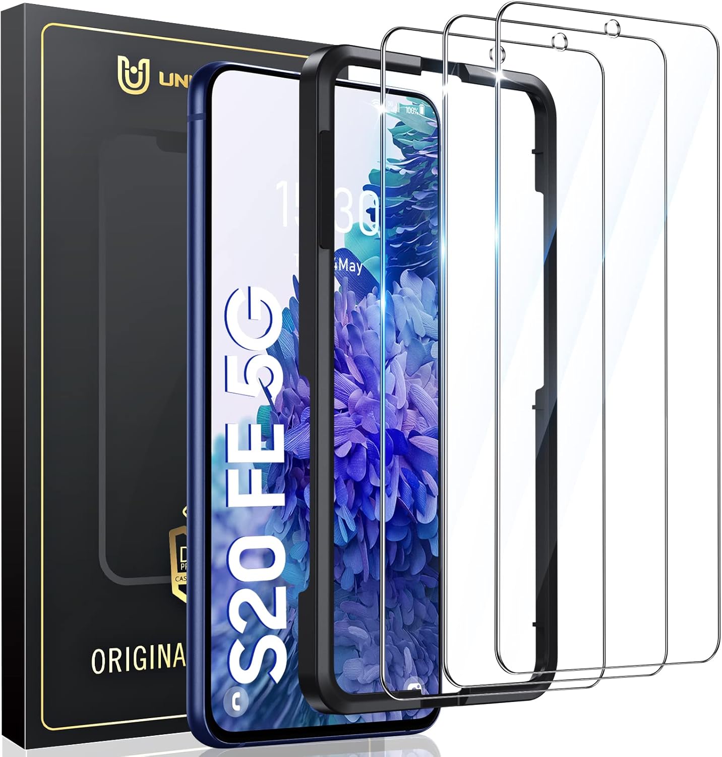 Samsung S20 Fe Schutzfolie Ab Werk UniqueMe Schutzfolie für Samsung Galaxy S20 FE Panzer Schutz Glas, 3