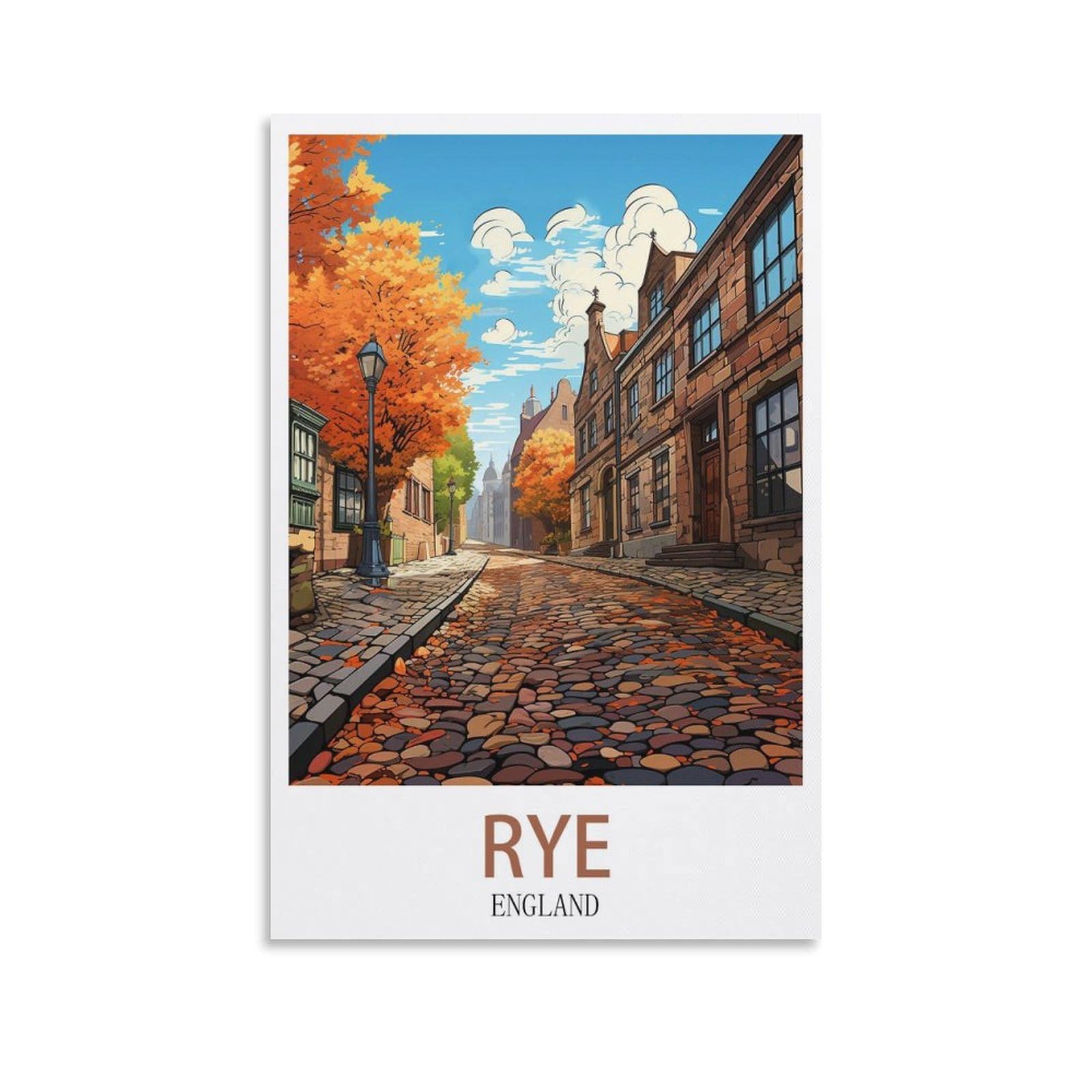 NAEGV Paint by Numbers for Adults and Kids Rye England DIY Color Oil Painting Acrylic Paints for Home Wall Decor 20x30cm — image 1
