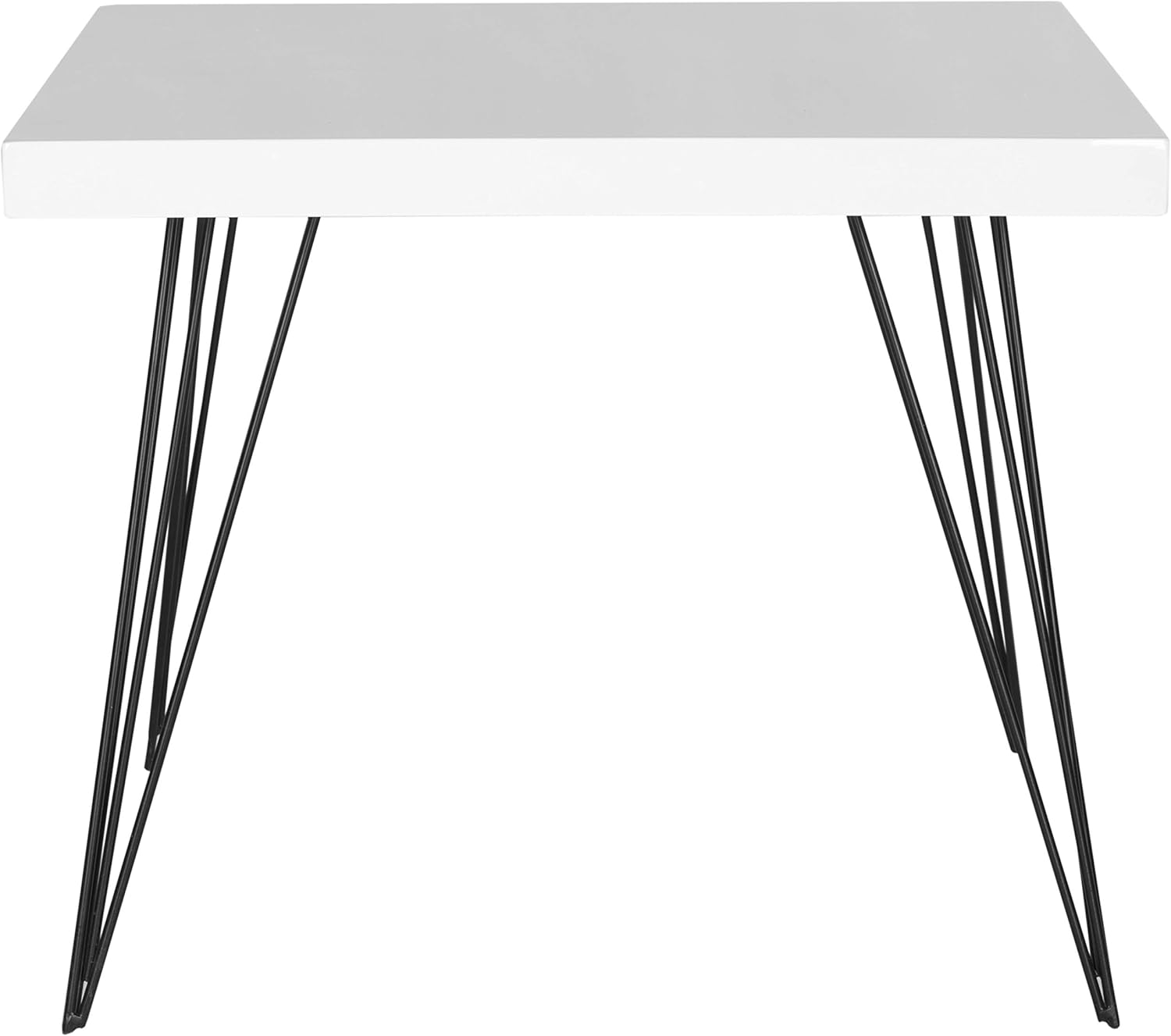 Safavieh Home Collection Wolcott Mid-Century Modern White and Black Coffee Table