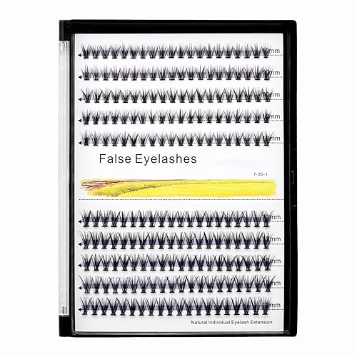 Miniatura 8 de Vayator Extensión de pestañas de visón mixtas de 0.39 + 0.47 pulgadas (10+0.472 in), bandeja mixta de 0.47 pulgadas + 0.45 pulgadas, extensiones de