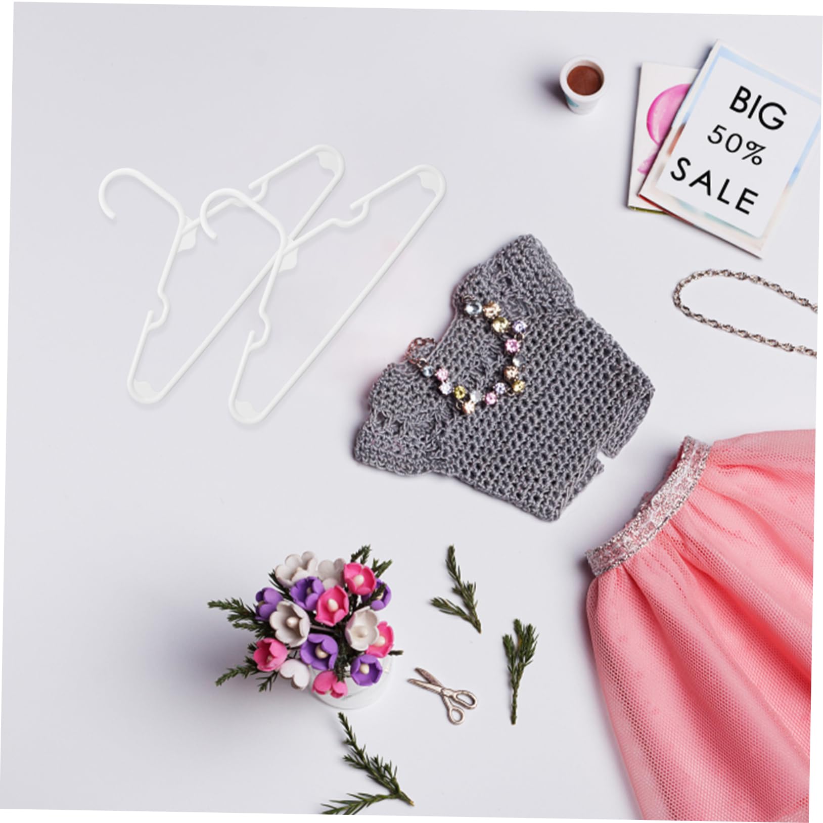 PartyKindom 40 Uds Percha para Niños Perchas para Niños Perchas para Ropa Armario para para Pequeñas para para Armario para