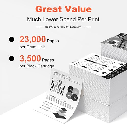 Miniatura 9 de v4ink Cartucho de tóner compatible 30X de repuesto para HP 30A 30X CF230X Toner de alto rendimiento de tinta negra con chip para uso en impresora HP