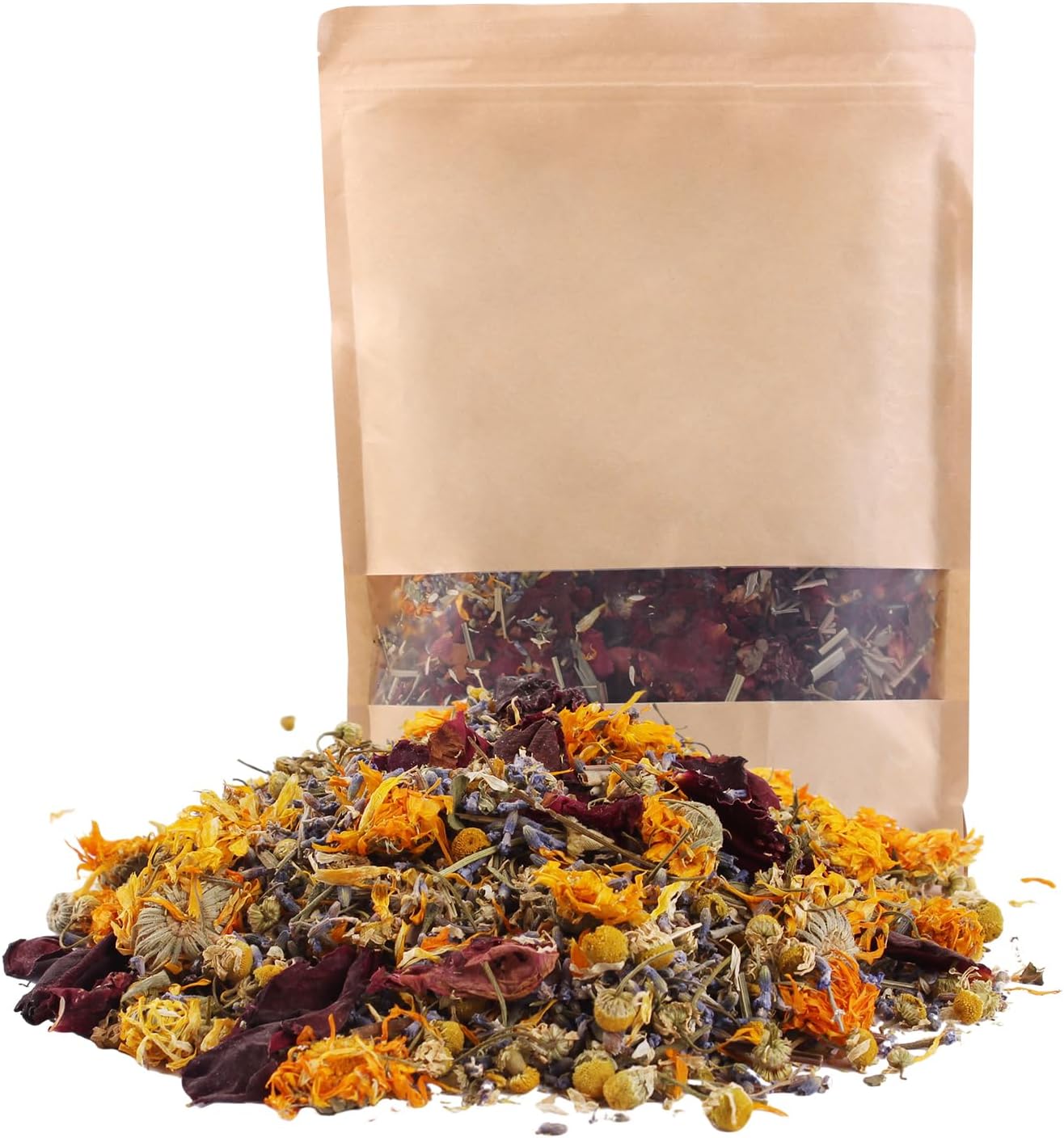 LAXEEMChicken Nesting Herbs, Natural Nesting Box Herbs in 6 Dried Flower & Herbs for Great Eggs and Keeping Coop Fresh and Create Comfortable Environment for Chickens (10.5OZ)